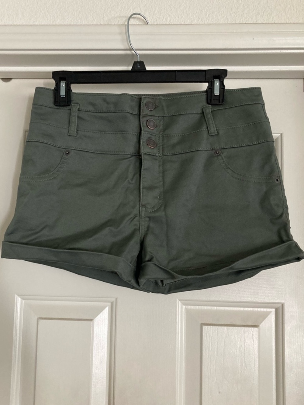 High-Rise Olive Women’s Shorts by Mossimo size 12